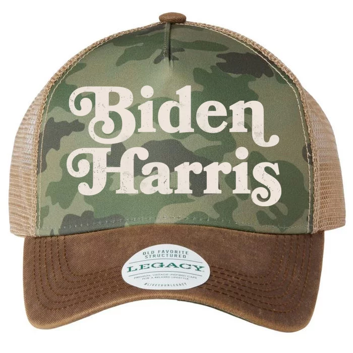 Vintage Styled Biden Harris Logo Legacy Tie Dye Trucker Hat