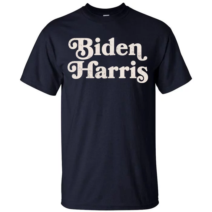 Vintage Styled Biden Harris Logo Tall T-Shirt