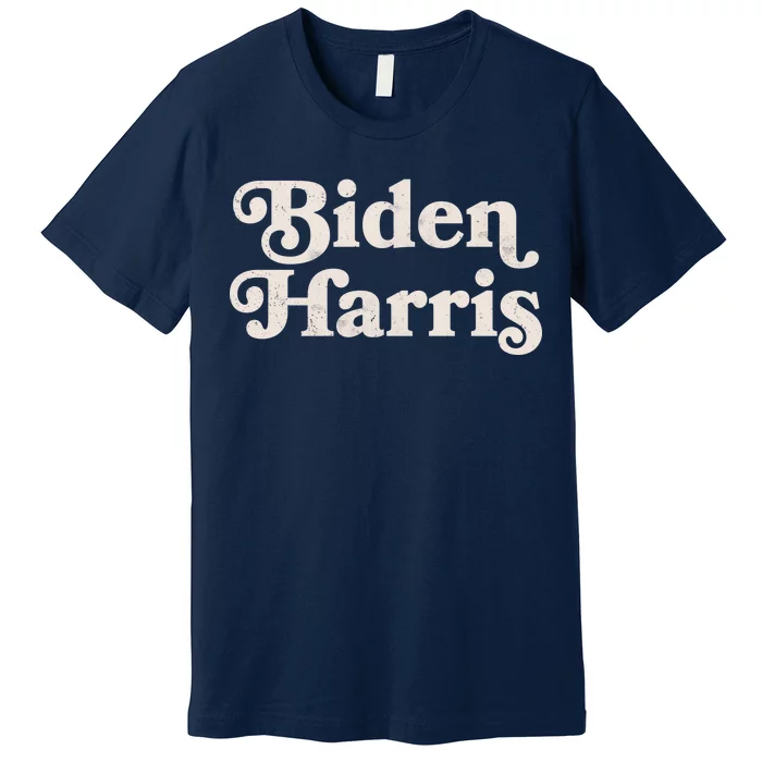 Vintage Styled Biden Harris Logo Premium T-Shirt