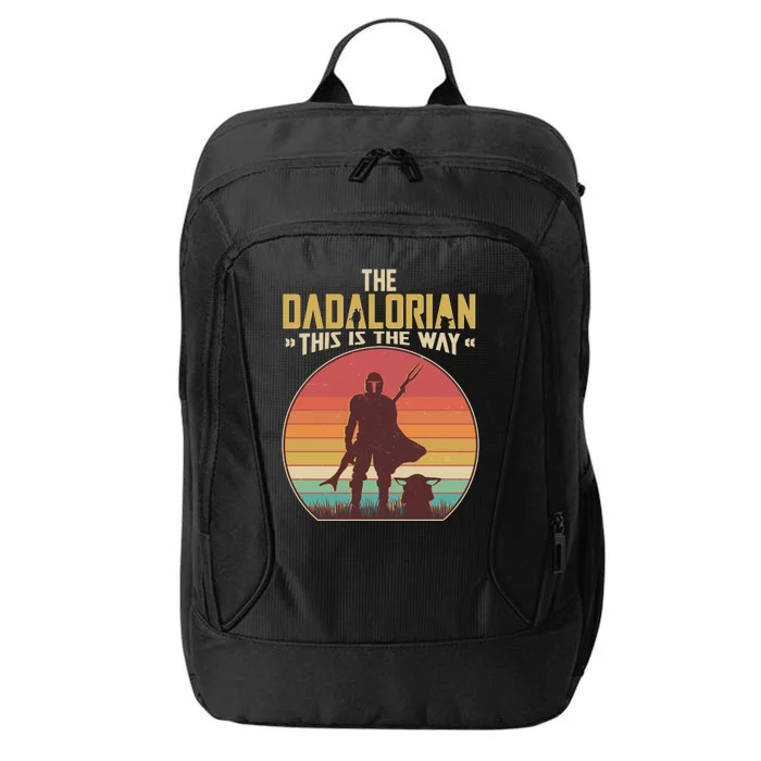 Vintage Styled The Dadalorian This Is the Way City Backpack