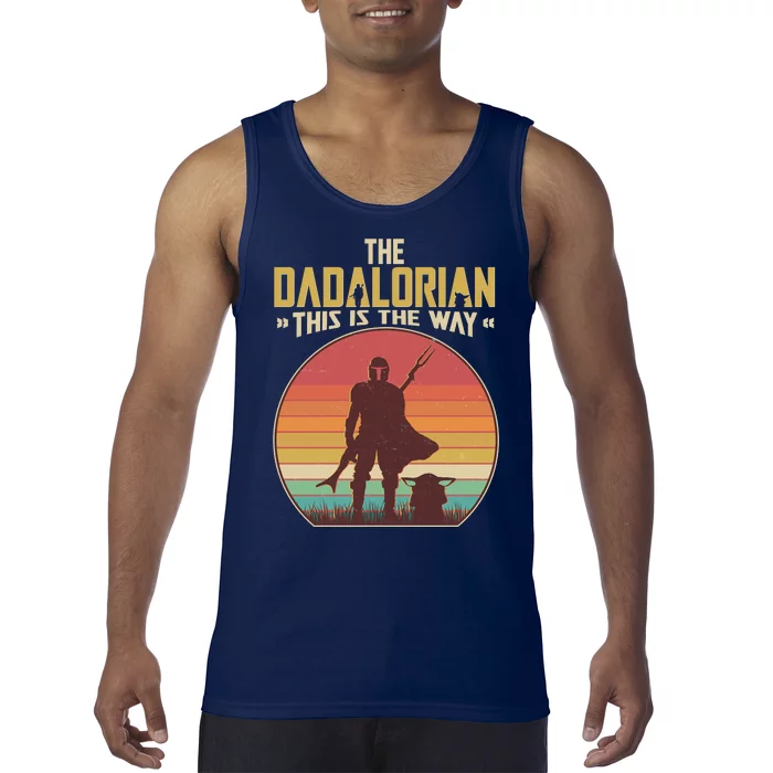 Vintage Styled The Dadalorian This Is the Way Tank Top