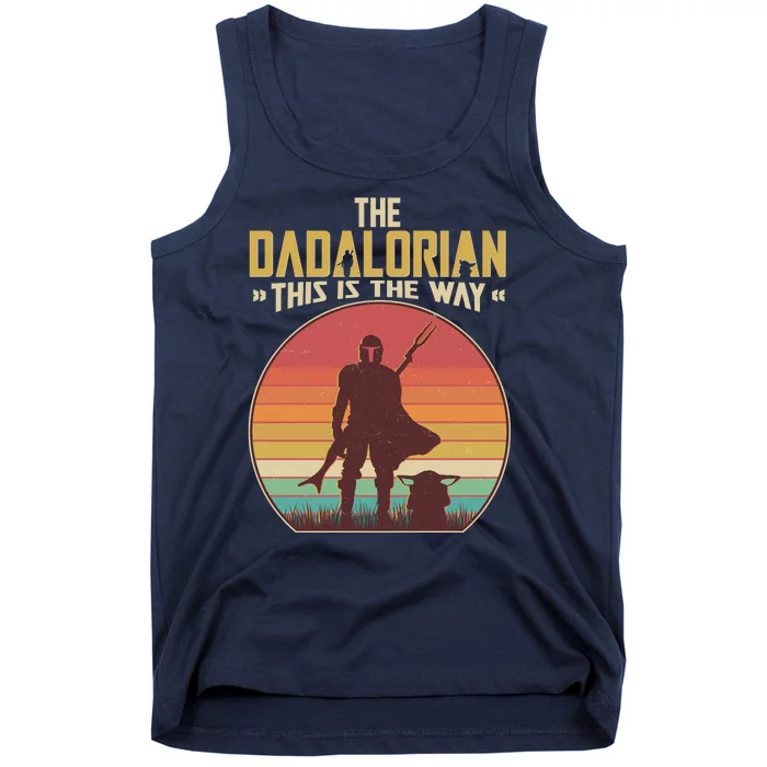 Vintage Styled The Dadalorian This Is the Way Tank Top