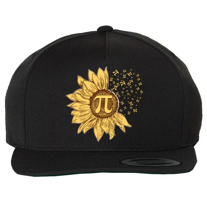 Vintage Sunflower Pi 3.14 Wool Snapback Cap