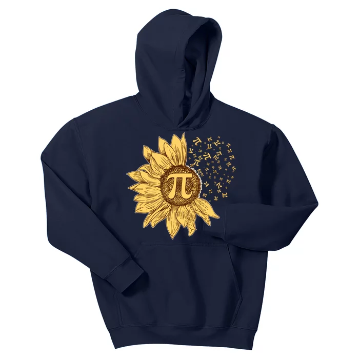 Vintage Sunflower Pi 3.14 Kids Hoodie