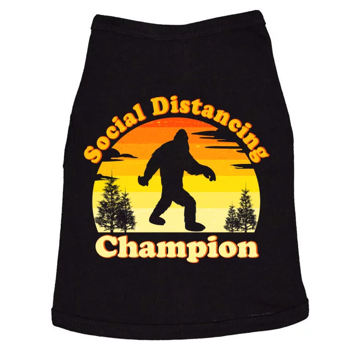 Vintage Sunrise Social Distancing Champion Bigfoot Doggie Tank