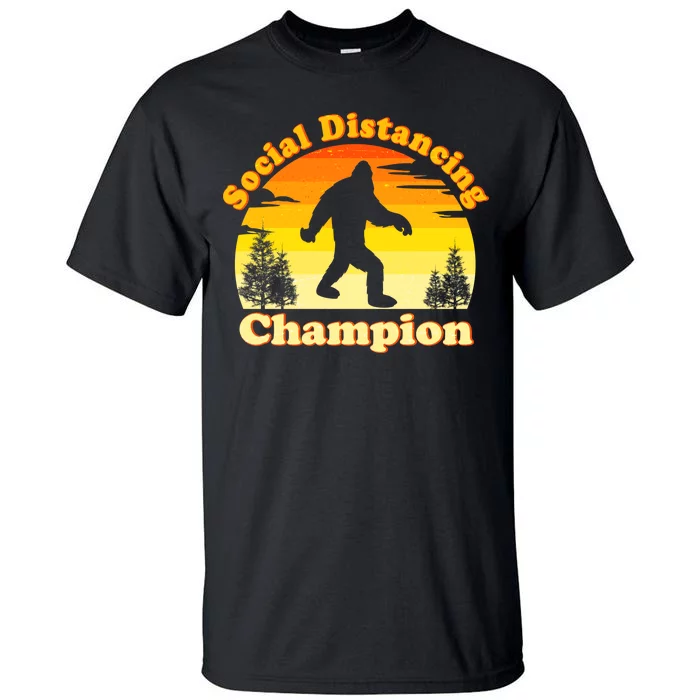 Vintage Sunrise Social Distancing Champion Bigfoot Tall T-Shirt