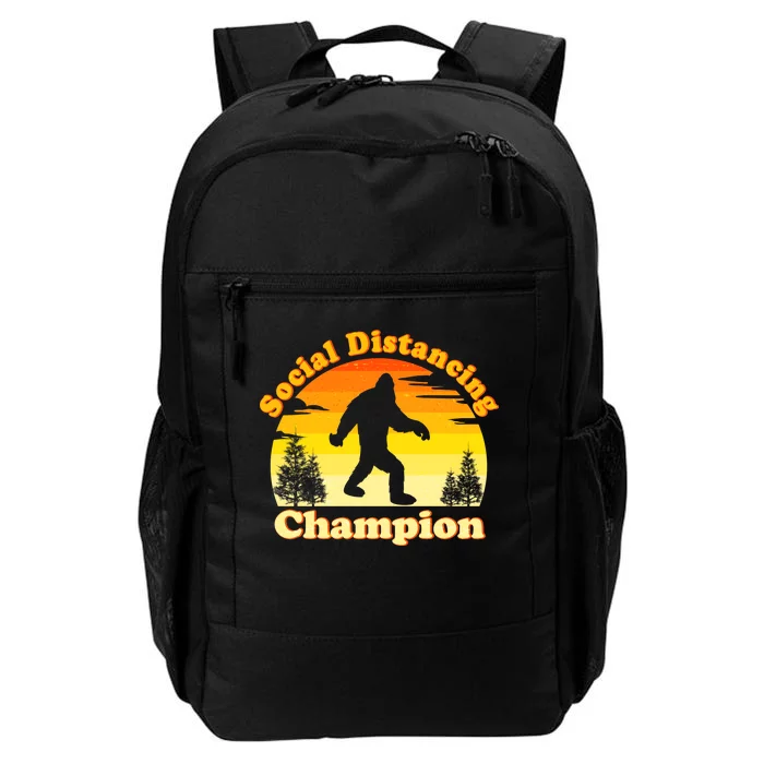 Vintage Sunrise Social Distancing Champion Bigfoot Daily Commute Backpack