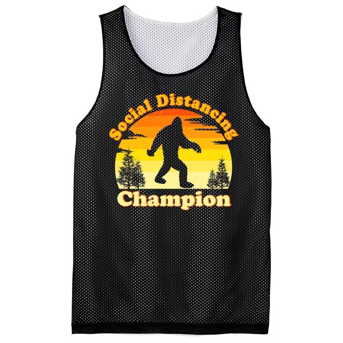 Vintage Sunrise Social Distancing Champion Bigfoot Mesh Reversible Basketball Jersey Tank