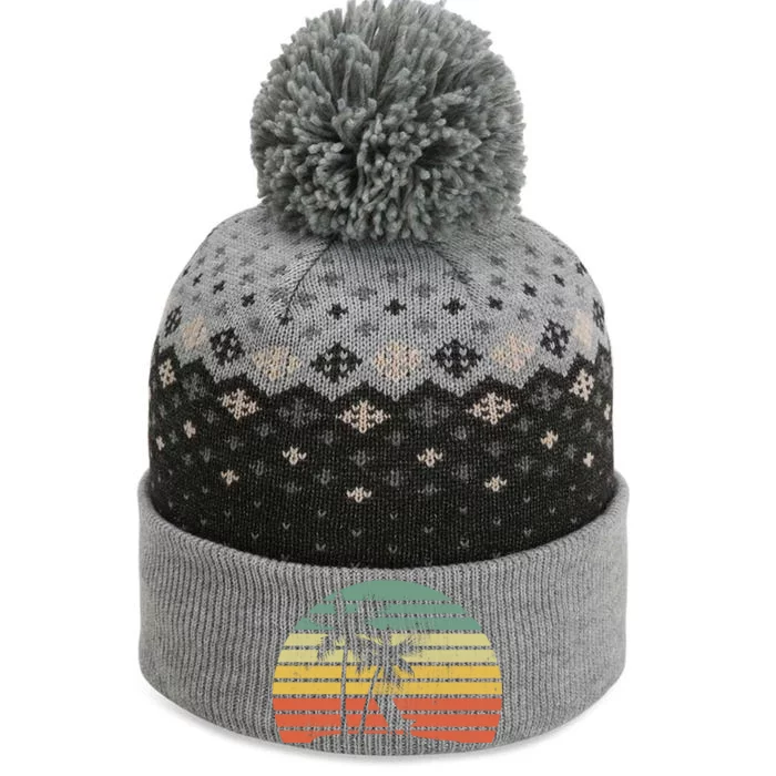 Vintage Sunset Beach The Baniff Cuffed Pom Beanie