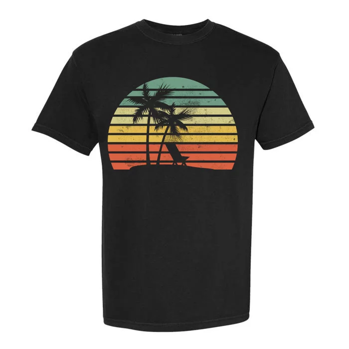 Vintage Sunset Beach Garment-Dyed Heavyweight T-Shirt