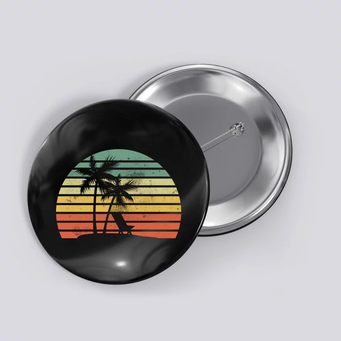 Vintage Sunset Beach Button