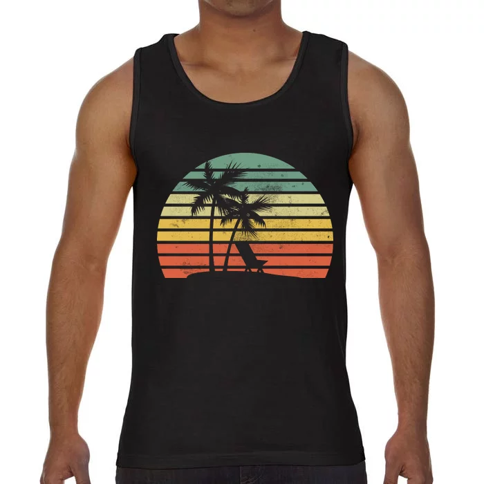 Vintage Sunset Beach Comfort Colors® Tank Top