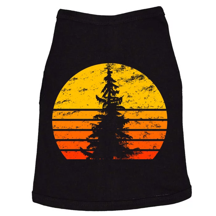 Vintage Sunset Tree Doggie Tank