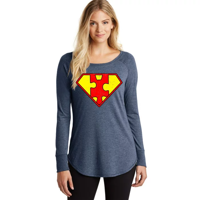 Vintage Super Autism Women's Perfect Tri Tunic Long Sleeve Shirt