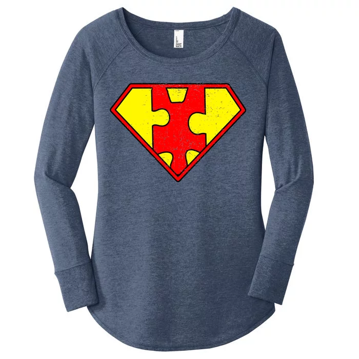 Vintage Super Autism Women's Perfect Tri Tunic Long Sleeve Shirt