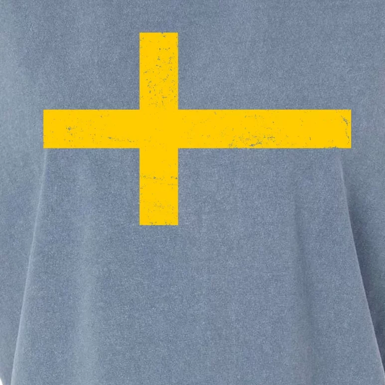 Vintage Swedish Flag Garment-Dyed Women's Muscle Tee