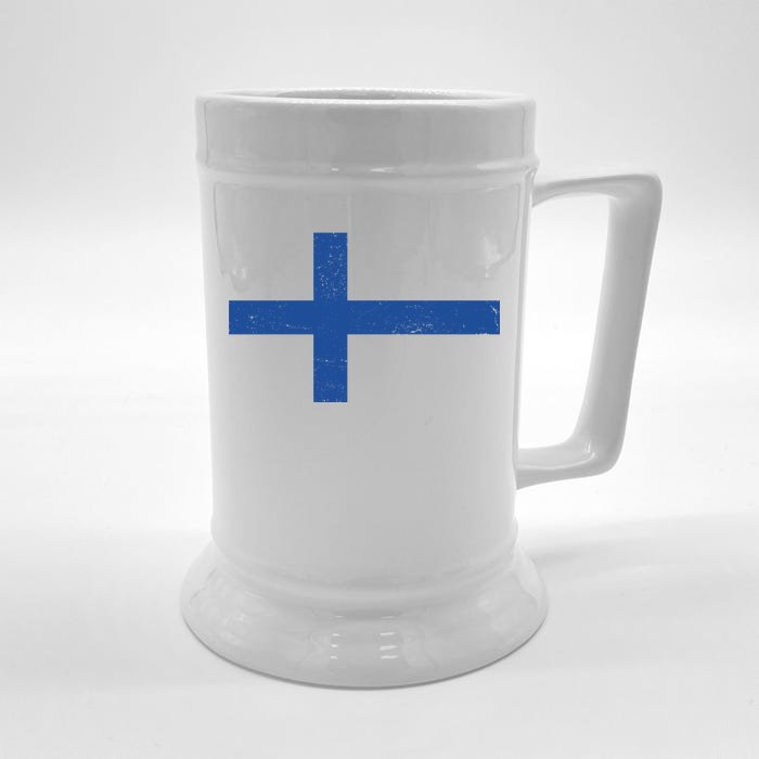 Vintage Swedish Flag Front & Back Beer Stein