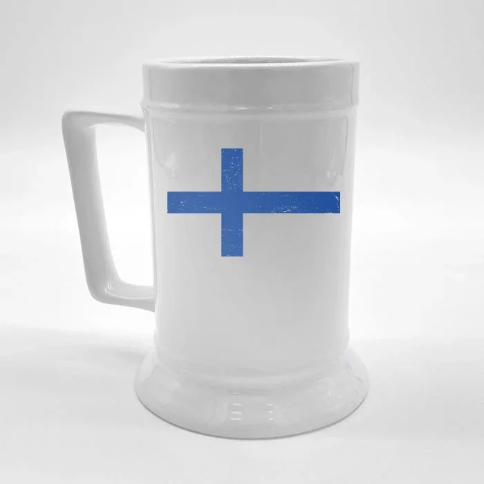 Vintage Swedish Flag Front & Back Beer Stein