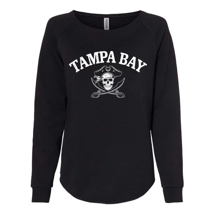 Vintage Tampa Bay Football Pirates Fan Womens California Wash Sweatshirt