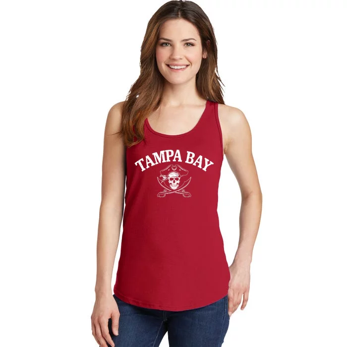 Vintage Tampa Bay Football Pirates Fan Ladies Essential Tank