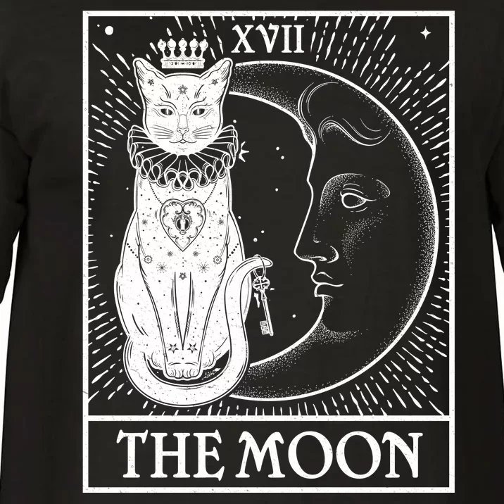 Vintage Tarot Card XVII The Moon Cat Comfort Colors T-Shirt