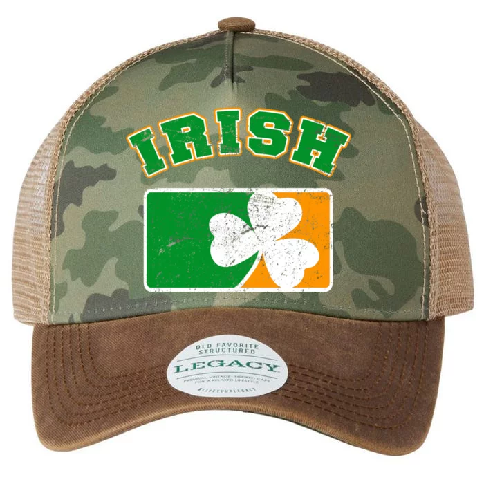 Vintage Team Irish Flag St. Patrick's Day Legacy Tie Dye Trucker Hat