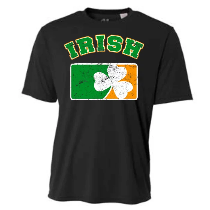 Vintage Team Irish Flag St. Patrick's Day Cooling Performance Crew T-Shirt