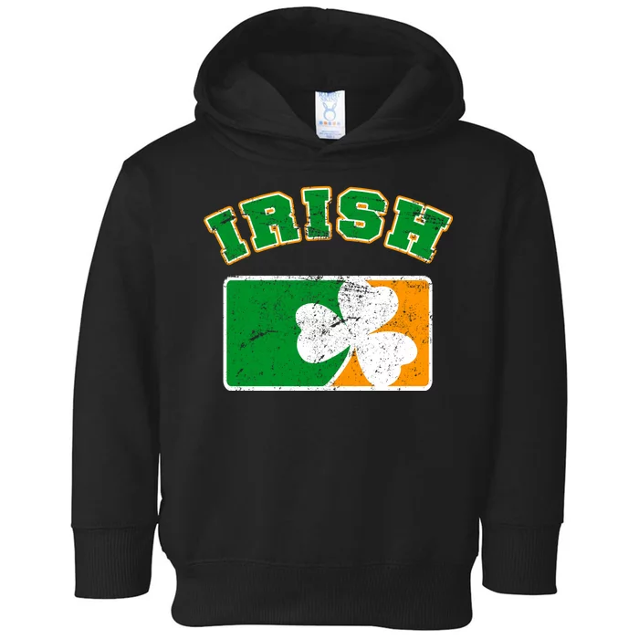 Vintage Team Irish Flag St. Patrick's Day Toddler Hoodie