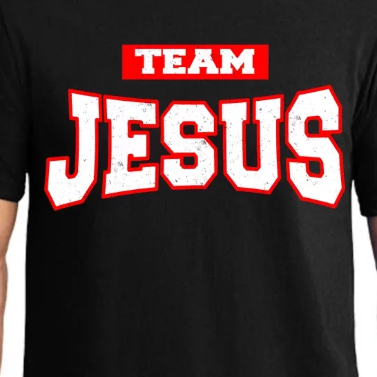 Vintage Team Jesus Funny Christian Pajama Set