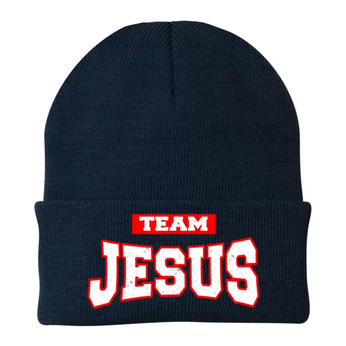 Vintage Team Jesus Funny Christian Knit Cap Winter Beanie