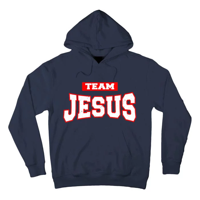 Vintage Team Jesus Funny Christian Tall Hoodie