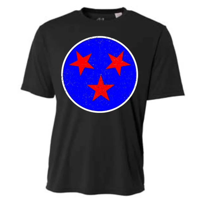 Vintage Tennessee State Flag Cooling Performance Crew T-Shirt