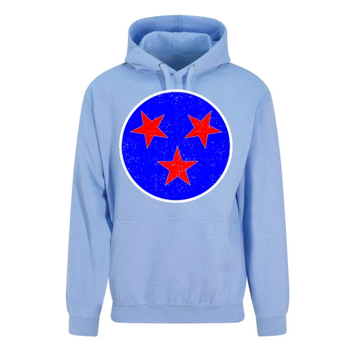 Vintage Tennessee State Flag Unisex Surf Hoodie