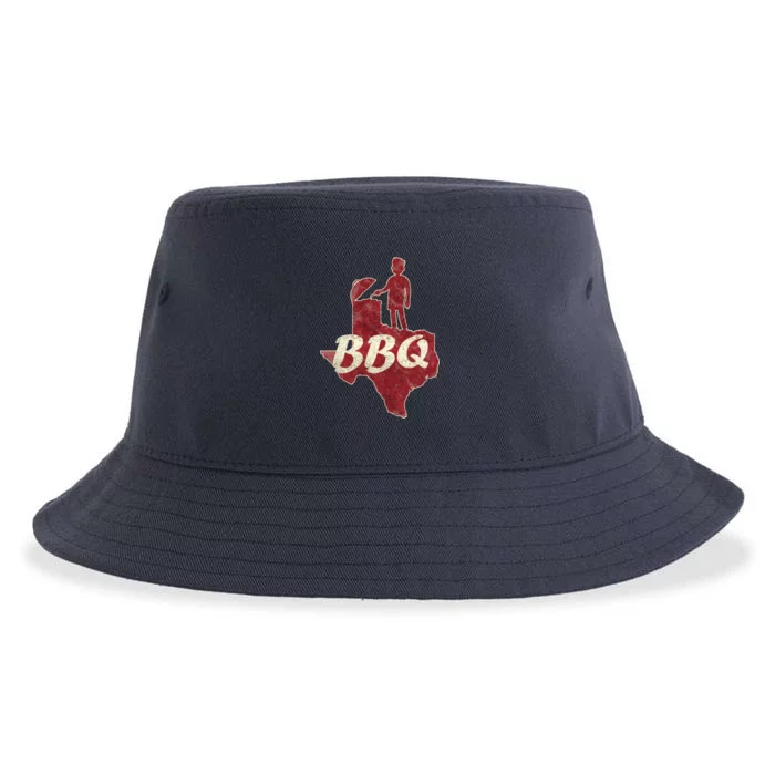 Vintage Texas BBQ Sustainable Bucket Hat