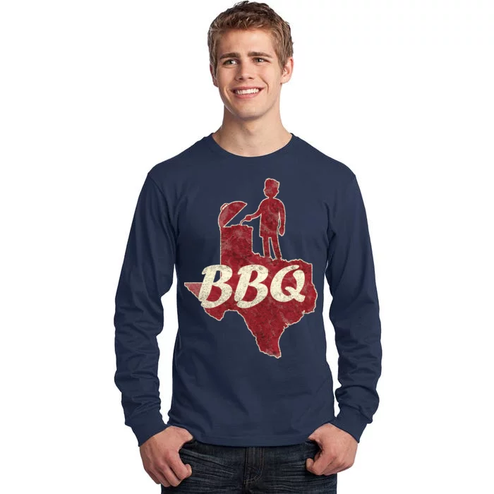 Vintage Texas BBQ Tall Long Sleeve T-Shirt