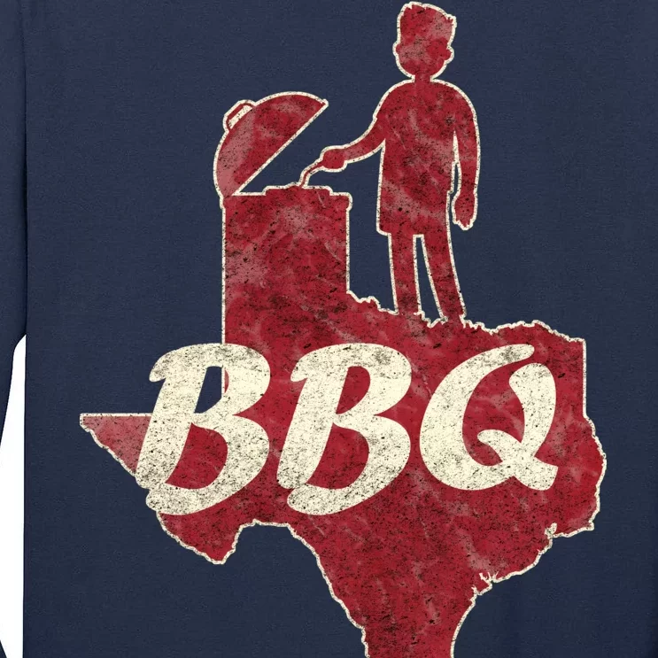 Vintage Texas BBQ Tall Long Sleeve T-Shirt