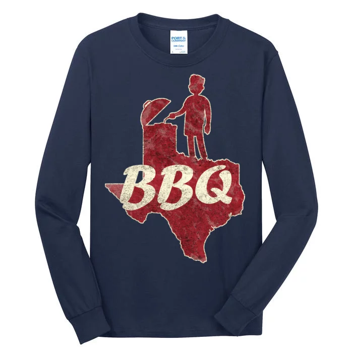 Vintage Texas BBQ Tall Long Sleeve T-Shirt