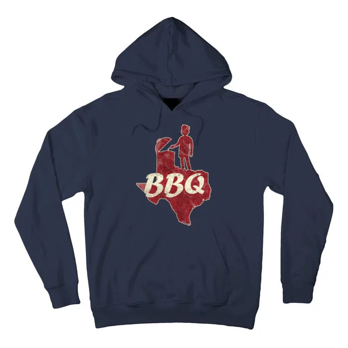 Vintage Texas BBQ Tall Hoodie