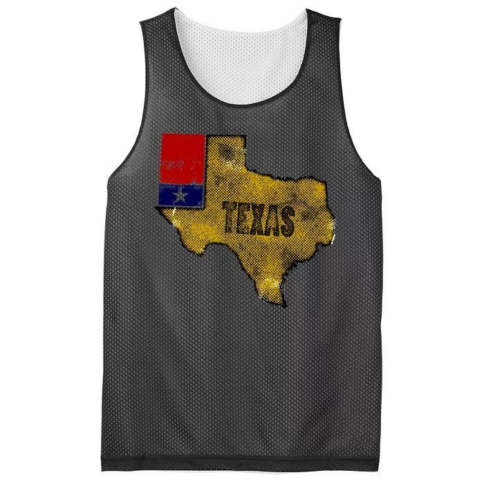 Vintage Texas Logo Mesh Reversible Basketball Jersey Tank