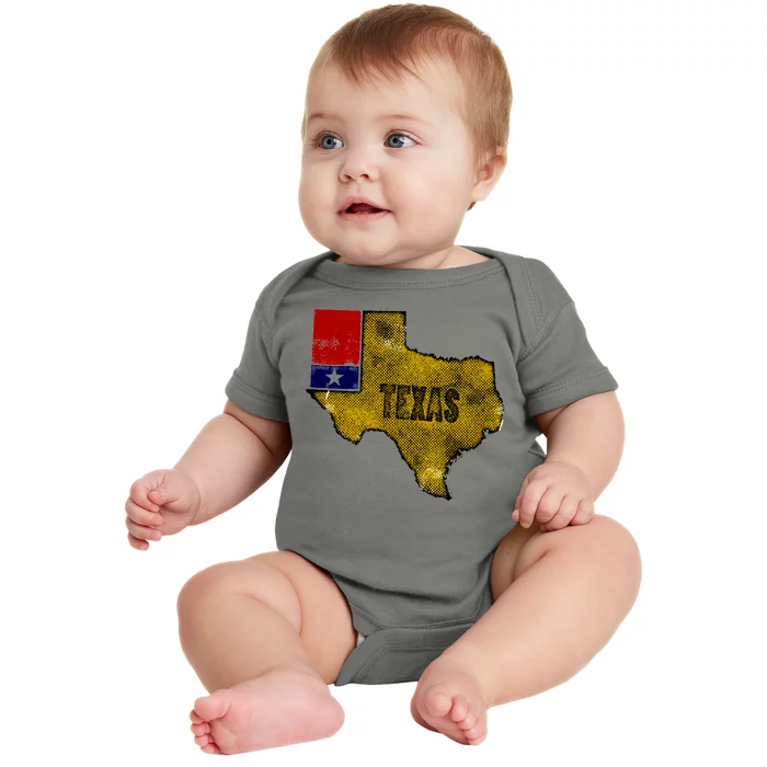 Vintage Texas Logo Baby Bodysuit