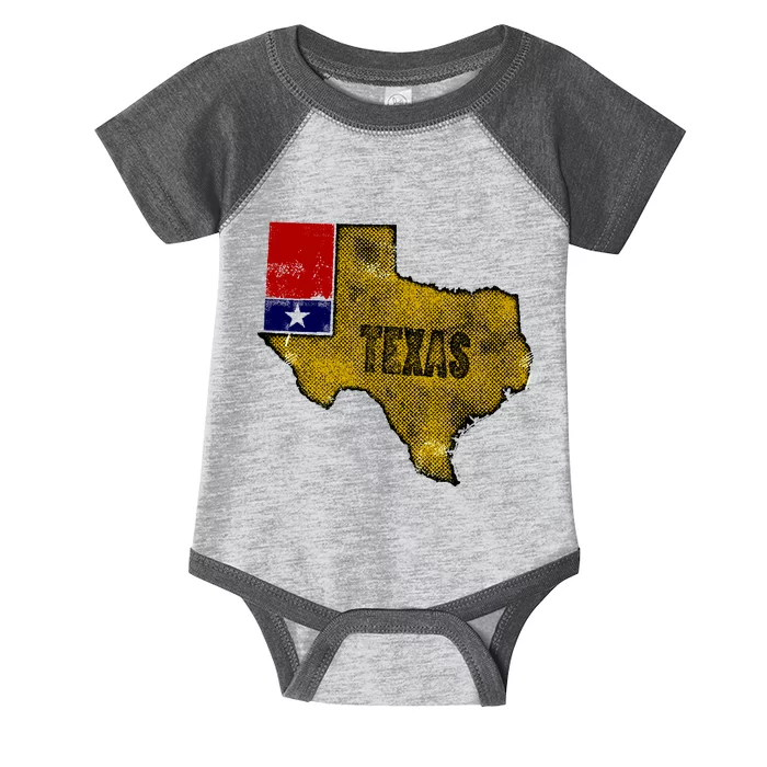 Vintage Texas Logo Infant Baby Jersey Bodysuit