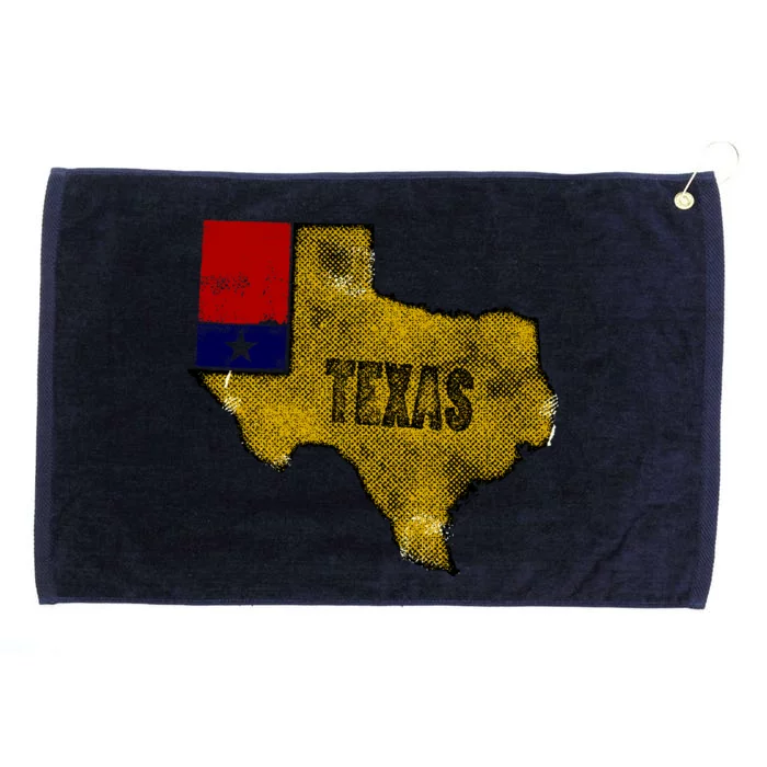 Vintage Texas Logo Grommeted Golf Towel