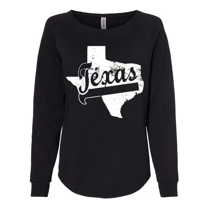 Vintage Texas State Logo Womens California Wash Sweatshirt