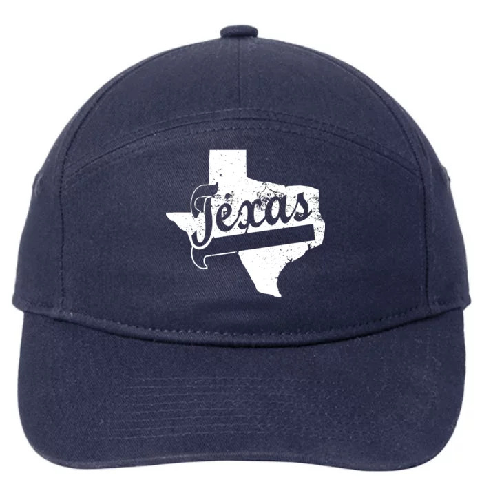 Vintage Texas State Logo 7-Panel Snapback Hat