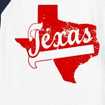 Vintage Texas State Logo Baseball Sleeve Shirt