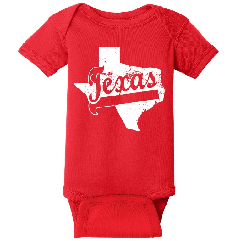 Vintage Texas State Logo Baby Bodysuit