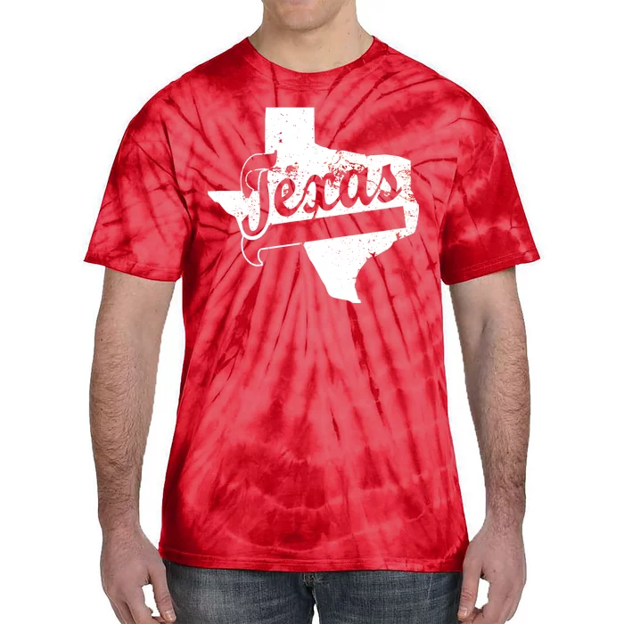 Vintage Texas State Logo Tie-Dye T-Shirt