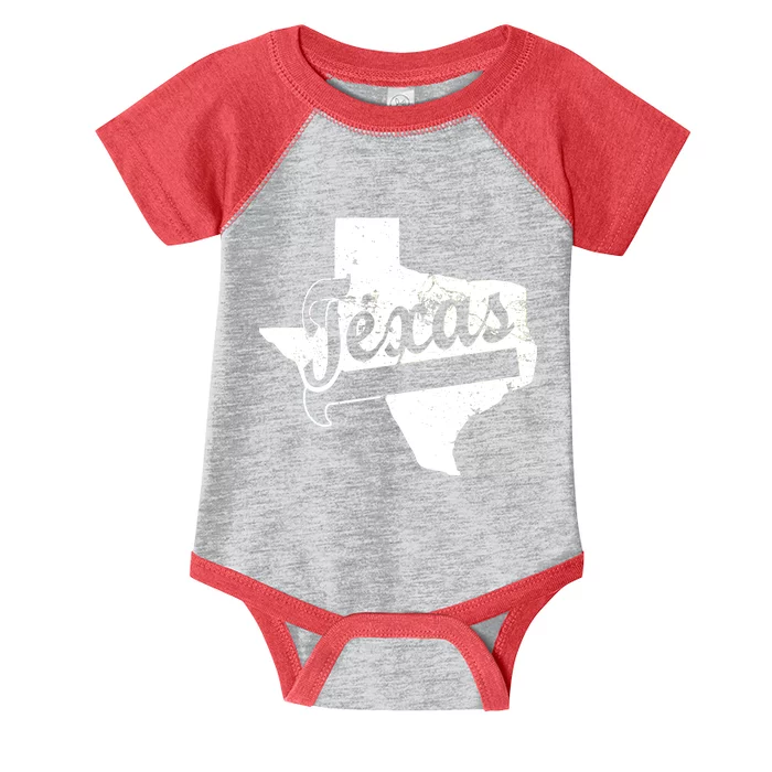 Vintage Texas State Logo Infant Baby Jersey Bodysuit