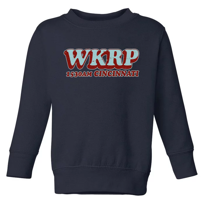 Vintage Thanksgiving WKRP 1530AM Cincinnati Toddler Sweatshirt