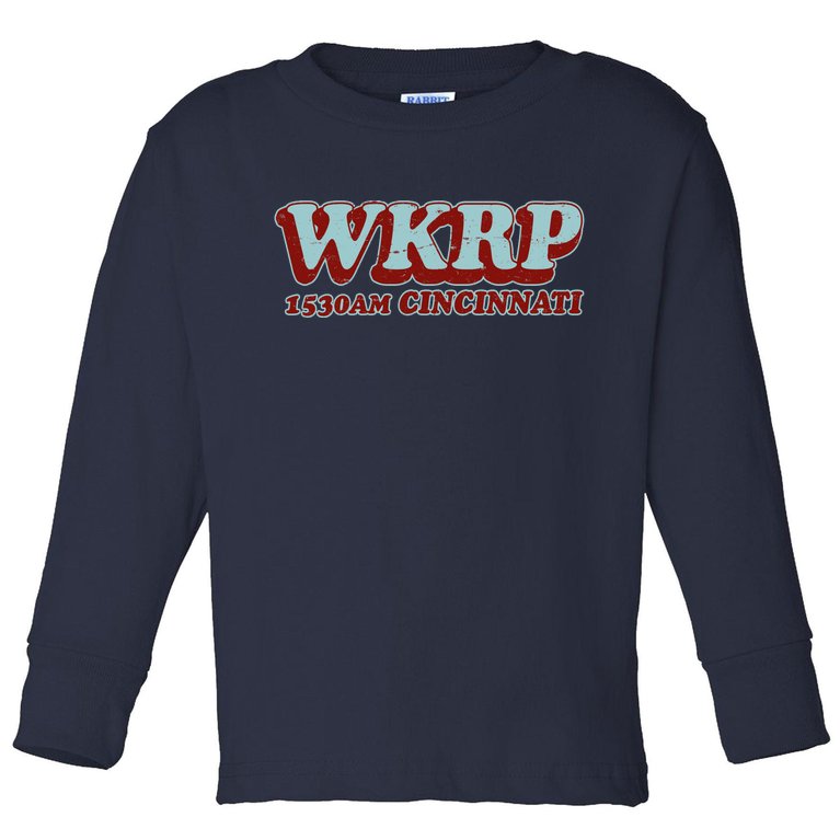 Vintage Thanksgiving WKRP 1530AM Cincinnati Toddler Long Sleeve Shirt